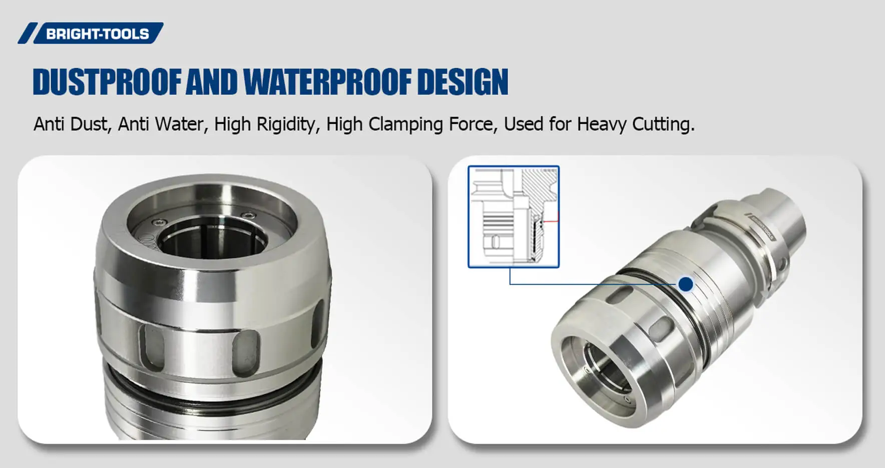 À prova de poeira e design à prova d'água de fabricantes de suporte de ferramenta Hsk