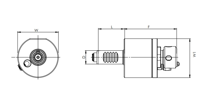 ESPECIFICAÇÃO DA CABEÇA DRIVEN AXIAL VDI, DIN 5480