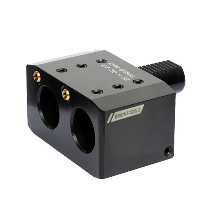 Suporte de barra chato duplo, direito