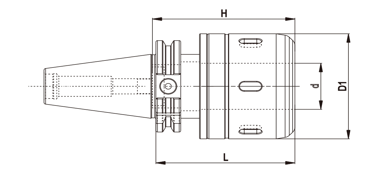 ESPECIFICAÇÃO DO SK Power Milling Chuck