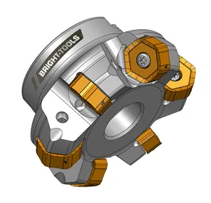 Fresa de faceamento, 45° HNMX 0906