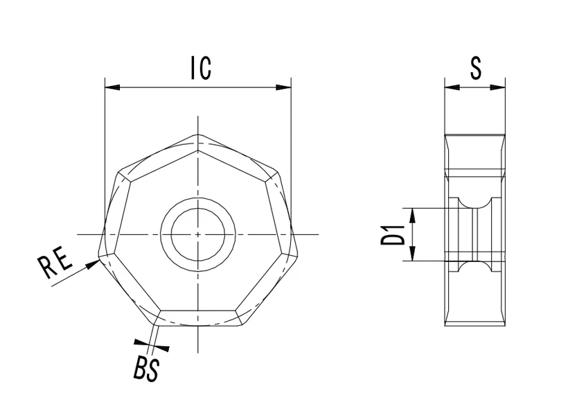 ESPECIFICAÇÃO DOS INSERTS XN0906