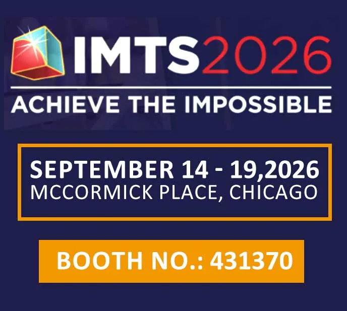 A Bright-Tools estará presente na IMTS 2026 em Chicago, EUA.