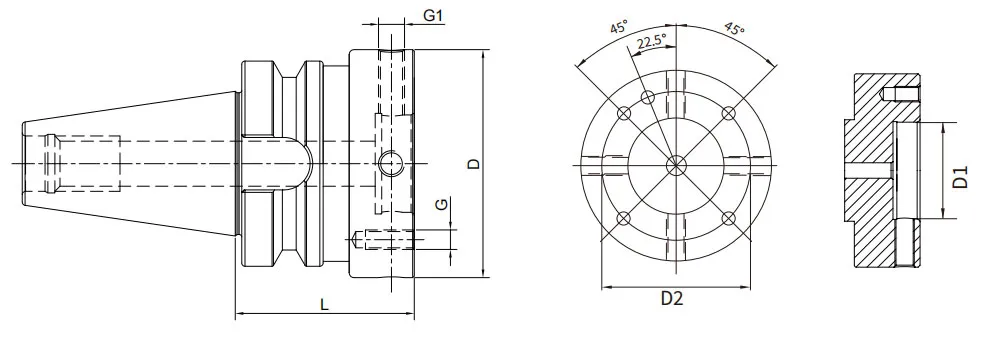 ESPECIFICAÇÕES DO ADAPTADOR DE FLANGE AJUSTÁVEL DE DESLOCAMENTO BBT