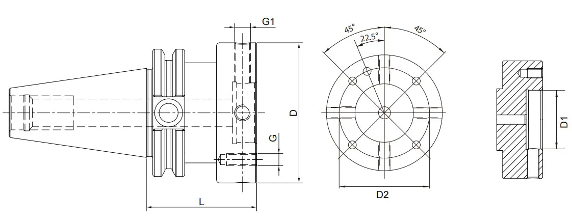 ESPECIFICAÇÃO DO ADAPTADOR DE FLANGE AJUSTÁVEL ANSI B5.50