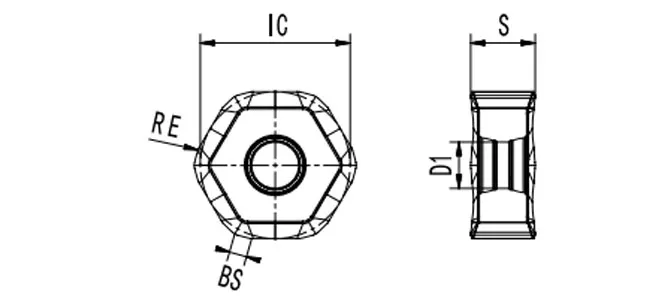 ESPECIFICAÇÃO DOS INSERTS HN0906